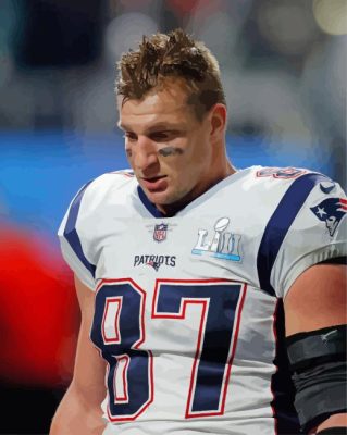 Rob Gronkowski Paint By Numbers