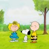 Sally And Charlie Brown And Snoopy Paint By Numbers