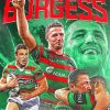 Sam Burgess Rabbitohs NRL Paint By Numbers