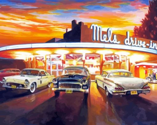 San Francisco Mels Drive In Paint By Numbers