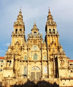 Santiago De Compostela Spain Paint By Numbers