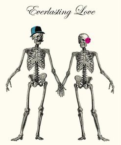 Skeleton Couple Everlasting Love Paint By Numbers