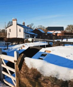 Snowy Macclesfield Town Paint By Numbers