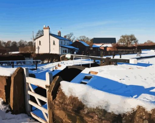 Snowy Macclesfield Town Paint By Numbers