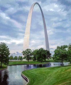 The Gateway Arch National Park Paint By Numbers