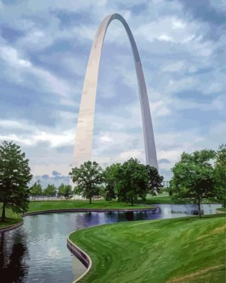 The Gateway Arch National Park Paint By Numbers