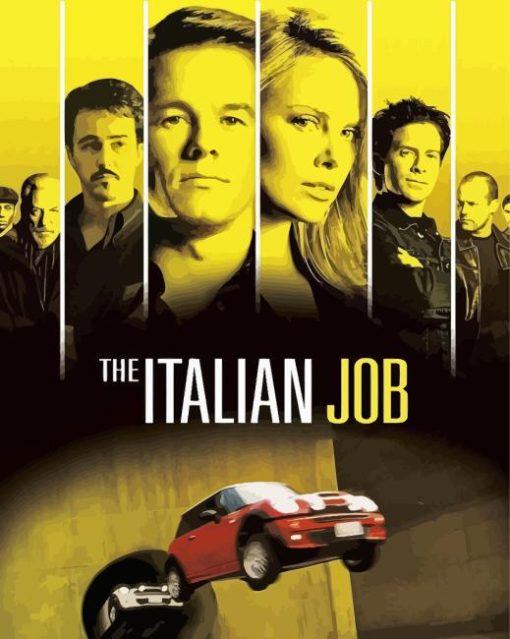 The Italian Job Poster Paint By Numbers