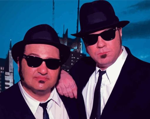 The Blues Brothers Characters Paint By Numbers