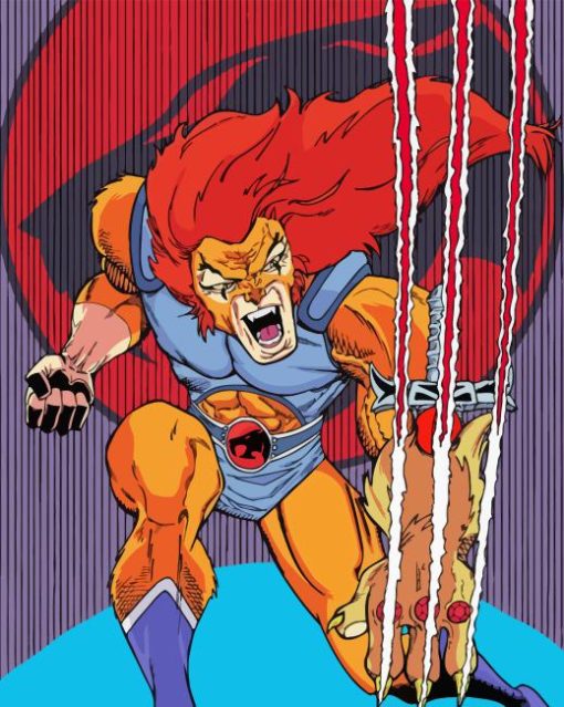 Thundercats Lion O Cartoon Paint By Numbers