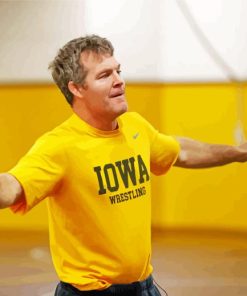 Tom Brands Iowa Wrestling Paint By Numbers