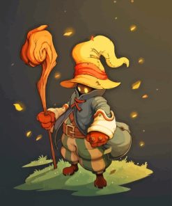 Vivi Ornitier Game Character Paint By Numbers