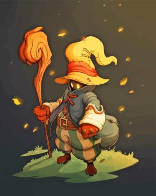 Vivi Ornitier Game Character Paint By Numbers