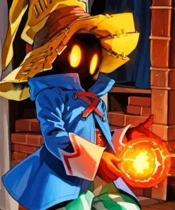 Vivi Ornitier With Fire Ball Paint By Numbers