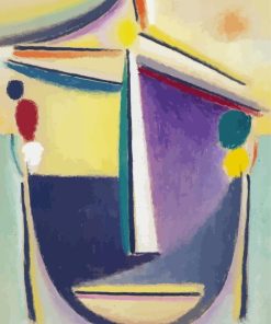 Abstract Head By Alexej Von Jawlensky Paint By Numbers