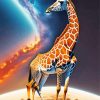 Aesthetic Giraffe Animal Paint By Numbers