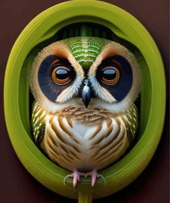 Aesthetic Owl Paint By Numbers