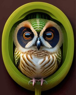 Aesthetic Owl Paint By Numbers