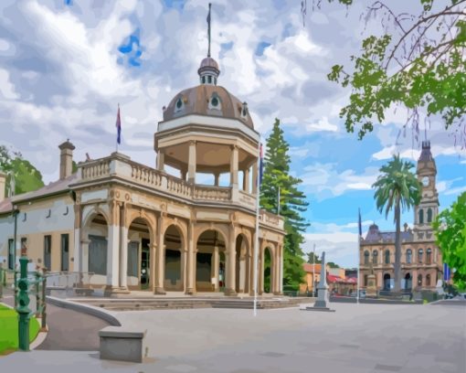 Bendigo Military Museum Paint By Numbers