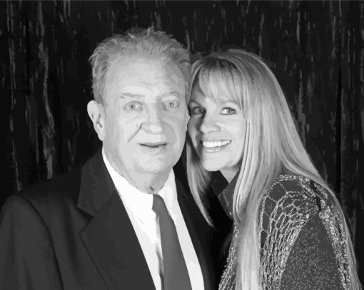 Black And White Rodney Dangerfield And Joyce Paint By Numbers