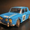 Blue Renault Gordini R8 Paint By Numbers