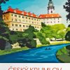 Cesky Krumlov Czech Poster Paint By Numbers