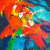 Colorful Abstract Tennis Paint By Numbers