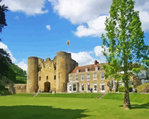 England Tonbridge Castle Paint By Numbers