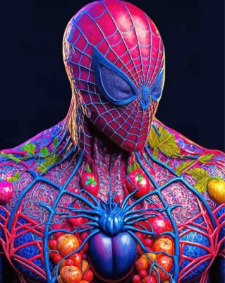 Healthy Spider Man Paint By Numbers