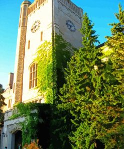 Johnston Clock Tower Guelph Paint By Numbers