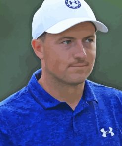 Jordan Spieth Professional Golfer Paint By Numbers