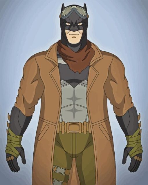 Knightmare Batman Animation Character Paint By Numbers