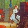 Little Girl At The Piano Paint By Numbers