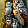 Owls Birds Paint By Numbers