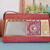 Pink Vintage Radio Paint By Numbers