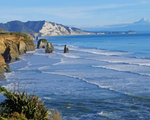 Sisters Beach Landscape Paint By Numbers