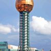 Sunsphere Tower In Knoxville Paint By Numbers