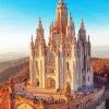 Temple Of The Sacred Heart Of Jesus In Barcelona Paint By Numbers