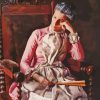 Vintage Woman Thomas Eakins Paint By Numbers