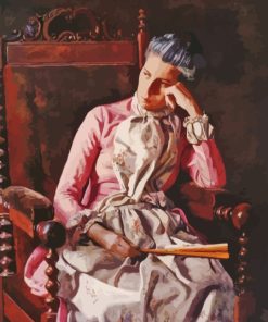 Vintage Woman Thomas Eakins Paint By Numbers