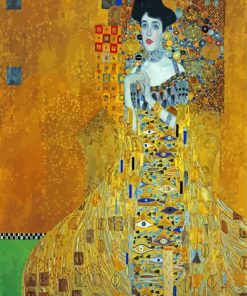 Woman In Yellow Gold Paint By Numbers