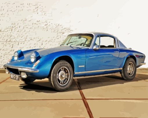 1967 Lotus Elan Car Paint By Numbers