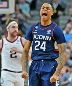 Basketballer Of UConn Huskies Paint By Numbers