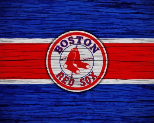 Boston Red Sox Team Logo Paint By Numbers