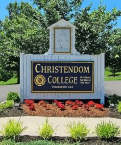 Christendom College Entrance Paint By Numbers