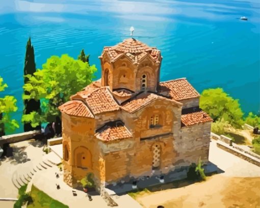 Church St John Lake Ohrid Paint By Numbers