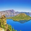 Crater Lake Cascade Range Paint By Numbers