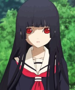 Enma Ai The Girl Of Hell Paint By Numbers