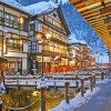 Ginzan Onsen Yamagata Paint By Numbers