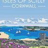 Isles Of Scilly Cornwall Poster Paint By Numbers