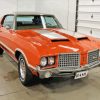 Orange Cutlass Supreme Paint By Numbers